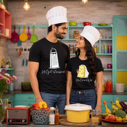 Wedding Couple Matching T-Shirts for Bride and Groom