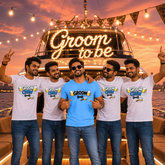 Team Groom Matching Tees for Bachelor Party & Boys Trip