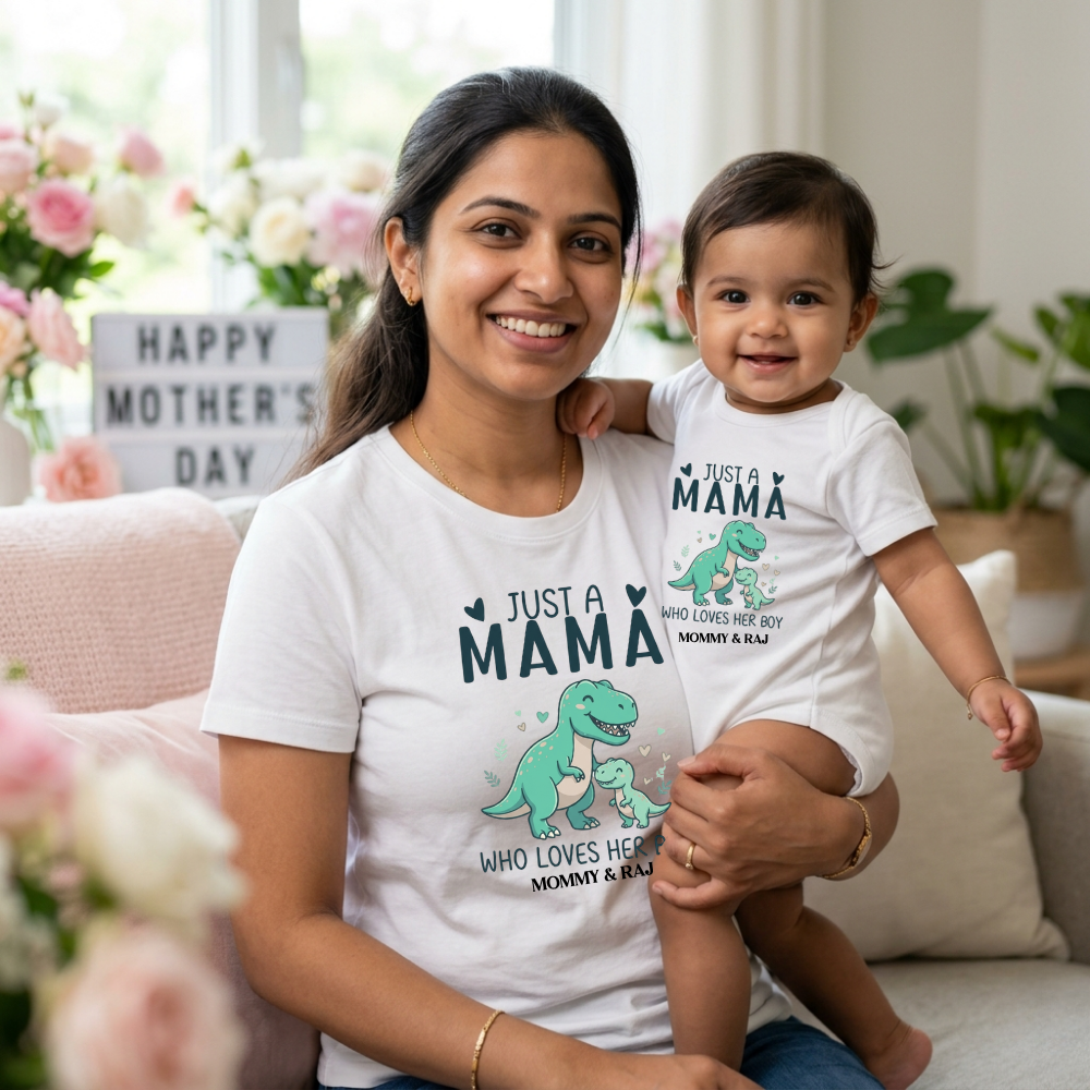 Our First Mother’s Day Matching Mom & Baby T-Shirts & Rompers