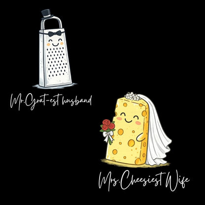 Wedding Couple Matching T-Shirts for Bride and Groom