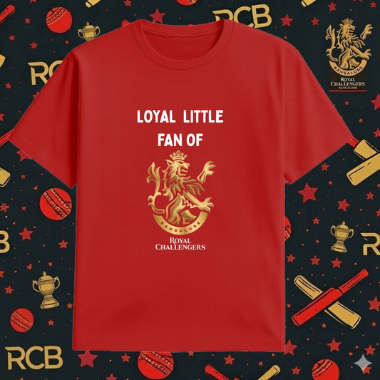 RCB Kids Cricket Fan T-Shirt – Royal Challengers Bangalore Tshirt