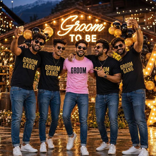 Groom Squad Bachelor Party T-Shirts for Men | Groom To Be Matching Tees