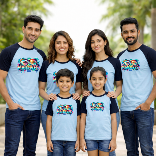 Maldives Travel Tshirts for Family and Friends