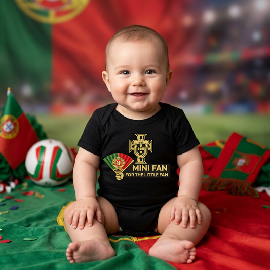Portugal Baby Football Romper – Customized Infant Soccer Onesie