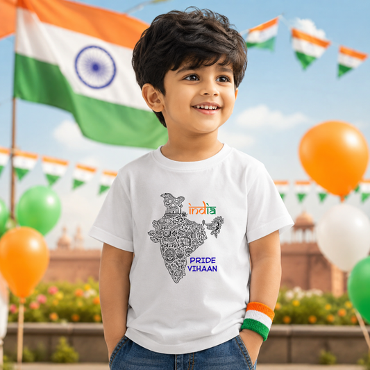 Republic of India Inspired Independence Day Graphic Tee