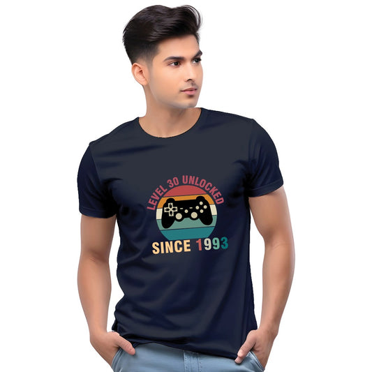   Customised Level Unlocked Men Casual T-Shirt

