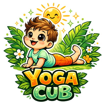 Kids Yoga Day T-Shirt – Cute Yoga Pose Cotton Tee for Boys & Girls | International Yoga Day Special