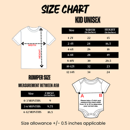Premium Cotton Sibling T-Shirt & Romper Combo | Matching Kids Outfit