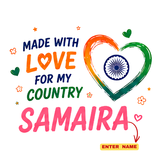 Cute Patriotic Kids T-Shirt | India Independence Day