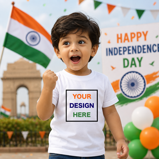 Custom Design Independence Day Kids T-Shirt