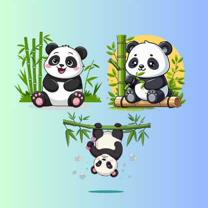 Panda Love Matching Family Tshirts
