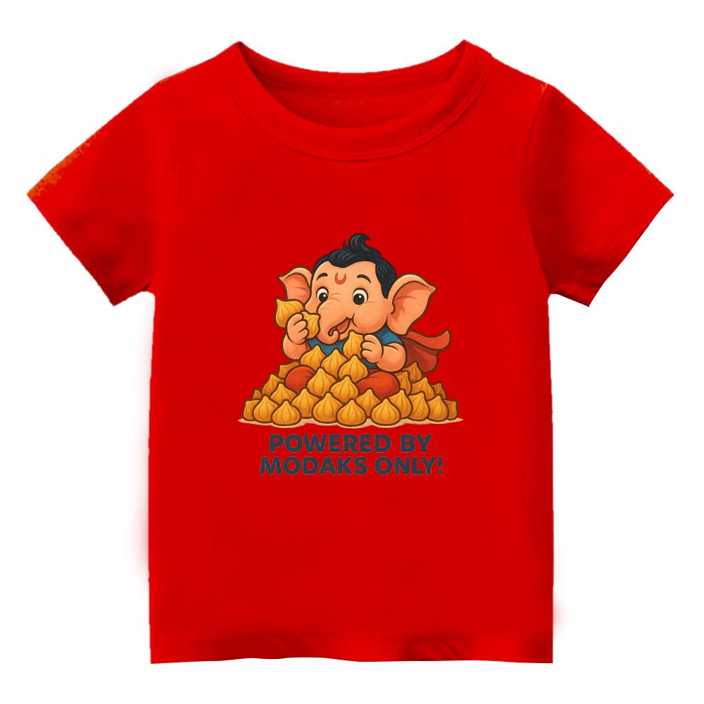 Modak Mode: Always ON! - Too Sweet to Handle Kids Tshirt