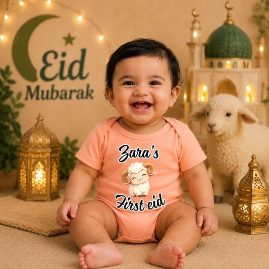 Customized My First Bakrid Onesie for Babies | Personalized Eid Wear
