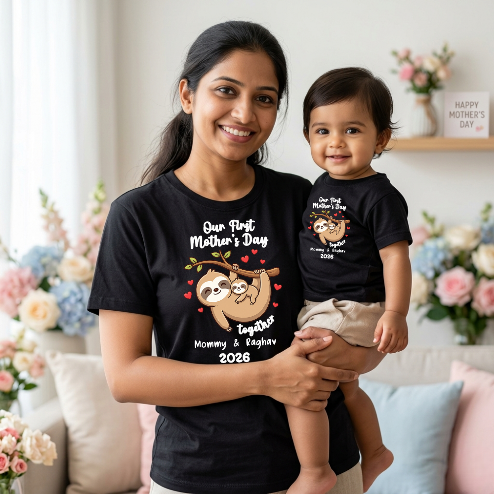 Our First Mother’s Day Matching Outfits – Mom & Baby T-Shirts & Rompers India