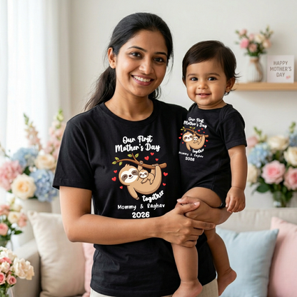 Our First Mother’s Day Matching Outfits – Mom & Baby T-Shirts & Rompers India