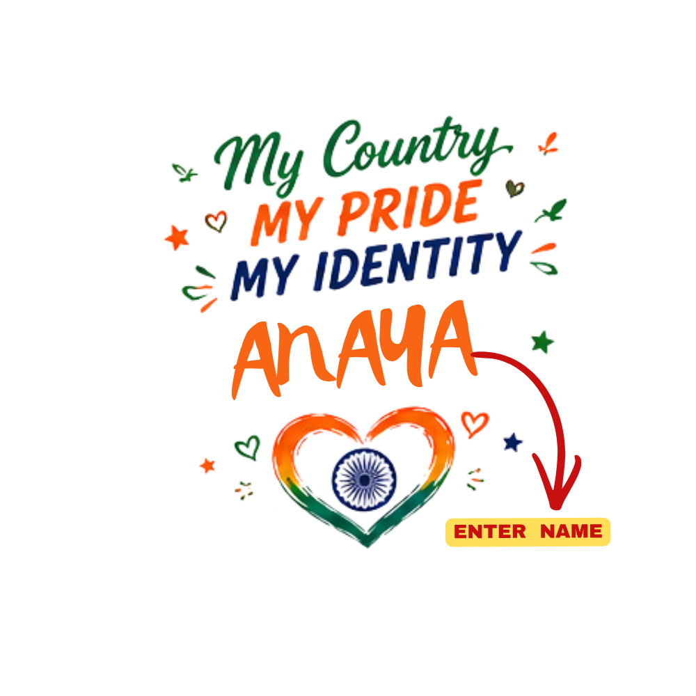 Independence Day T-Shirt for Boys & Girls | Tricolor Graphic Tee