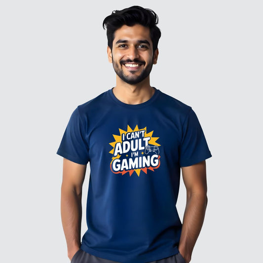 I Can't Adult I'm Gaming - Playful Men's Casual Tees