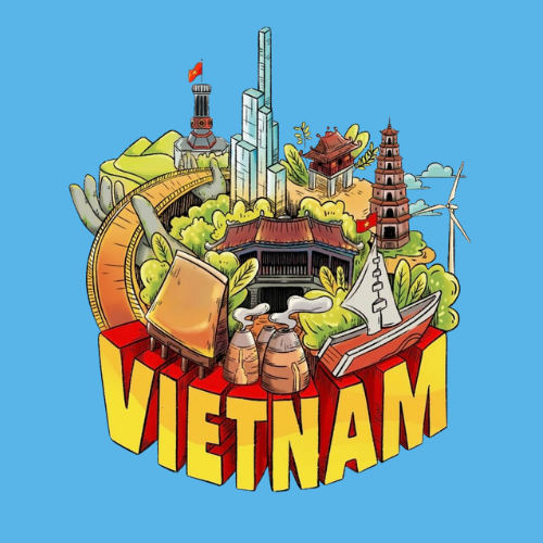 Vietnam Customised Travel Tshirts