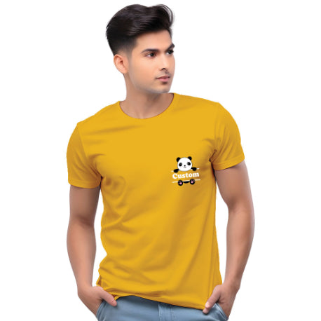 Customised Pocket Panda Men Tshirt