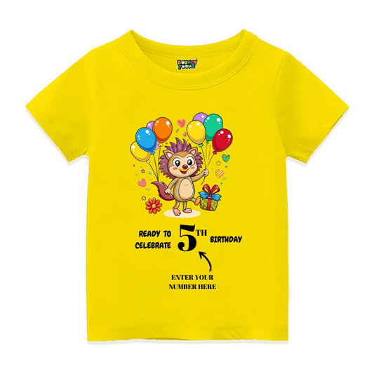 Comic Lion Birthday Kids Tshirts