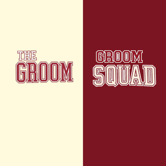 Bachelor Party Groom Squad Matching T-Shirts for Men | Boys Trip Outfit