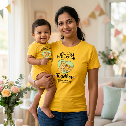 Mother & Child Matching T-Shirts – Personalized Mom and Baby Tees