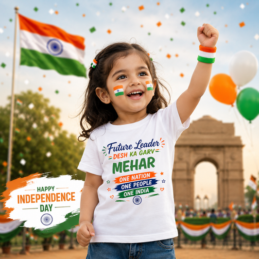 Personalized Kids Patriotic T-Shirt | Independence Day Special