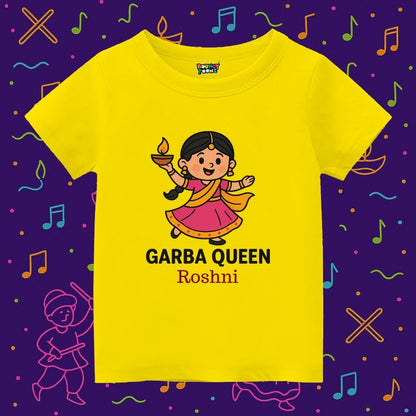 Gabra Queen Name Customised Kids Tshirt