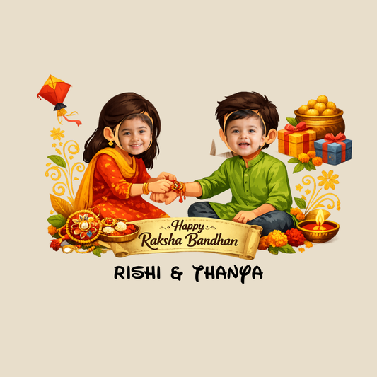 Rakhi Special Personalized Tee