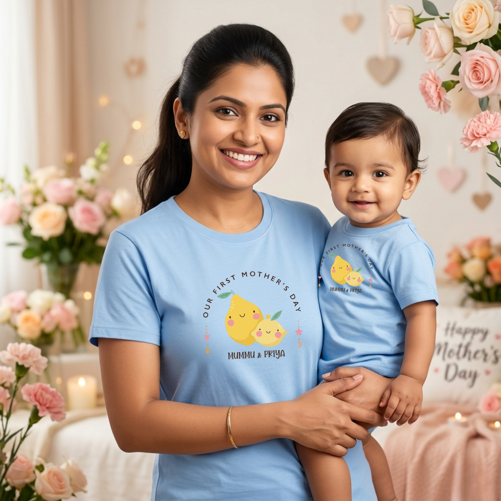 Best First Mother’s Day Gift – Mom & Baby Matching T-Shirts & Rompers India