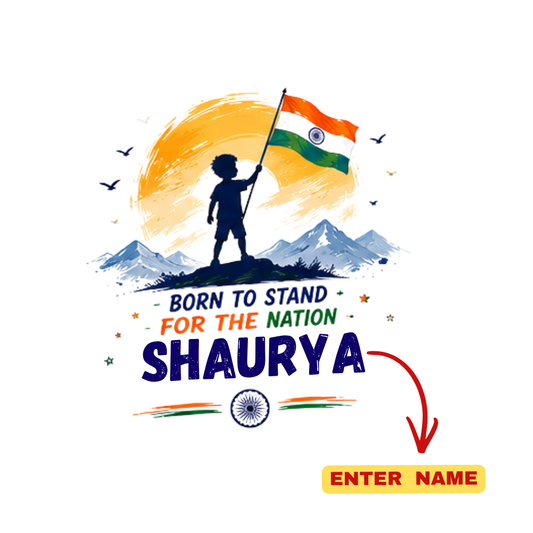 Tricolor Independence Day Kids T-Shirt | Premium Cotton Wear