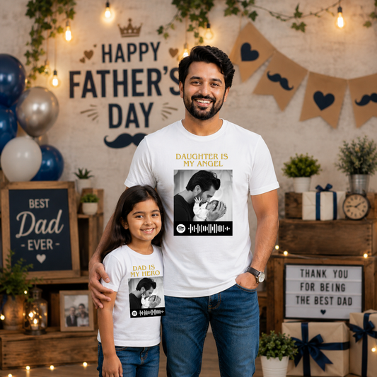 Favorite Spotify Matching T-Shirts for Dad Son Daughter | Father’s Day Family Combo Tees