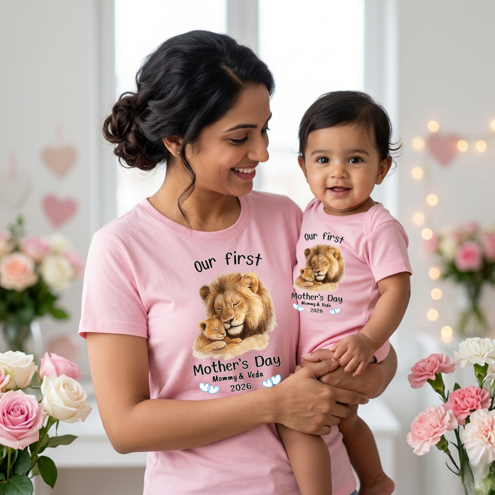 Our First Mother’s Day Matching Mom & Baby Outfits