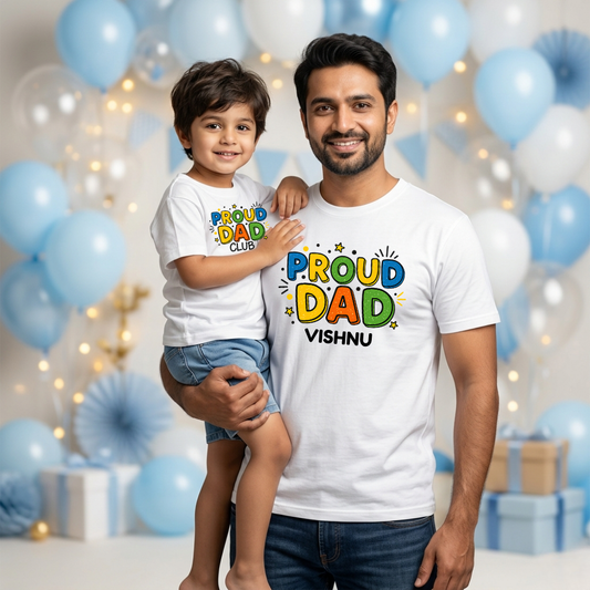 Father’s Day Matching T-Shirts for Dad and Kids | Cute Daddy & Me Family Combo Tees | Father Son Daughter Matching Outfit Gift