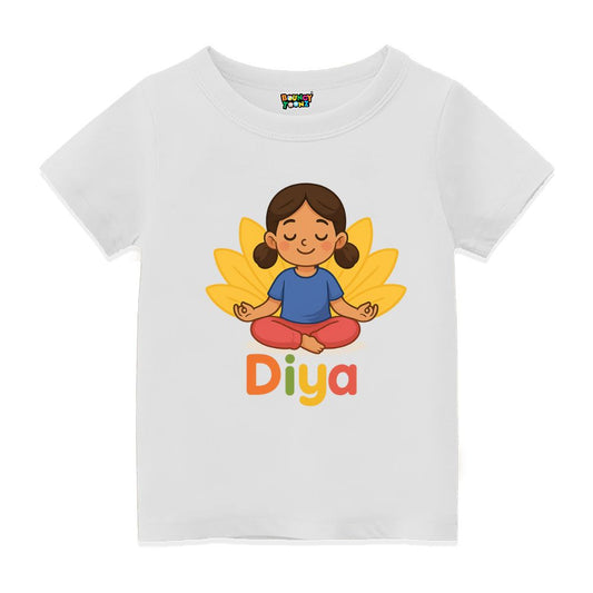 Zen Kid in Action Tee - Yoga Tshirt