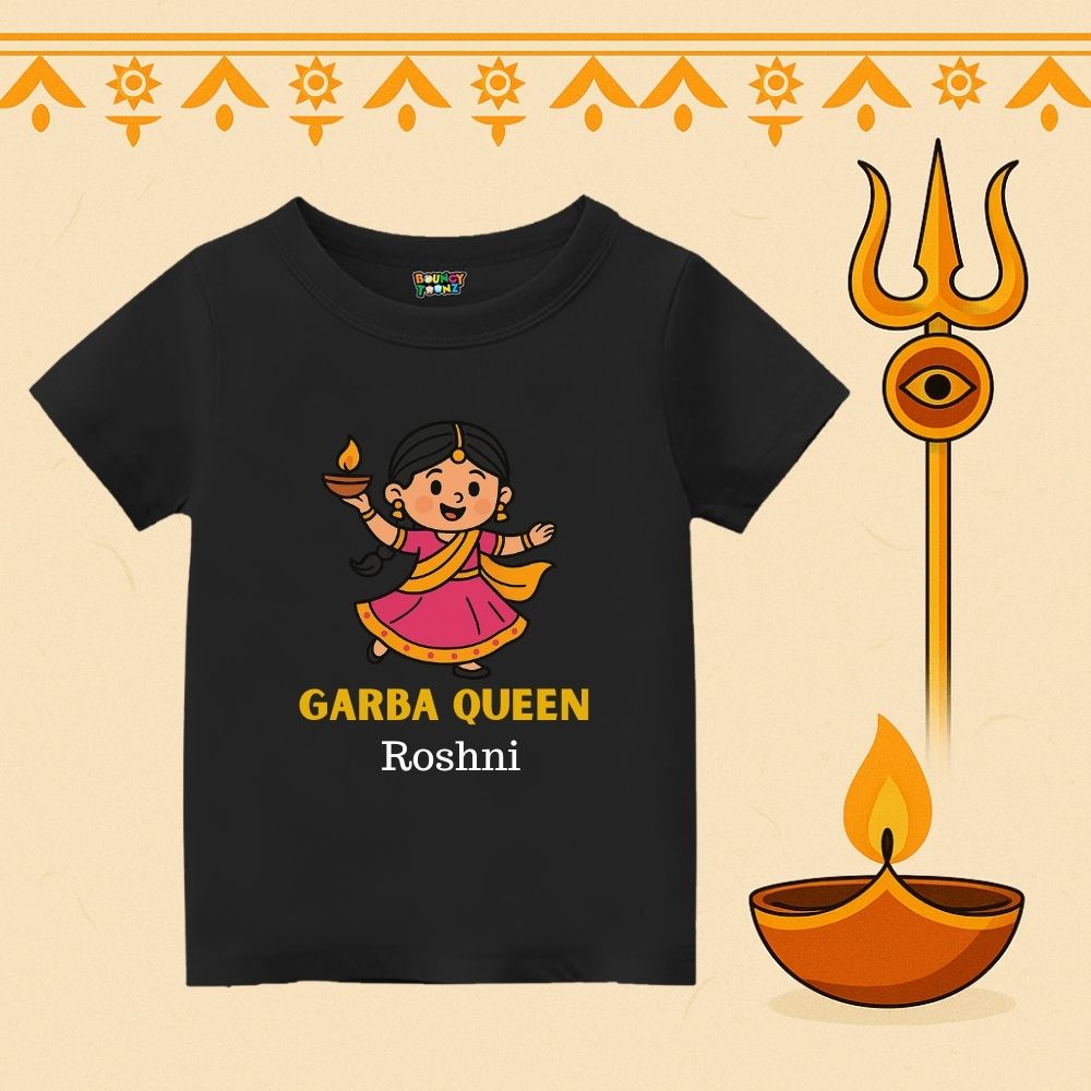 Gabra Queen Name Customised Kids Tshirt