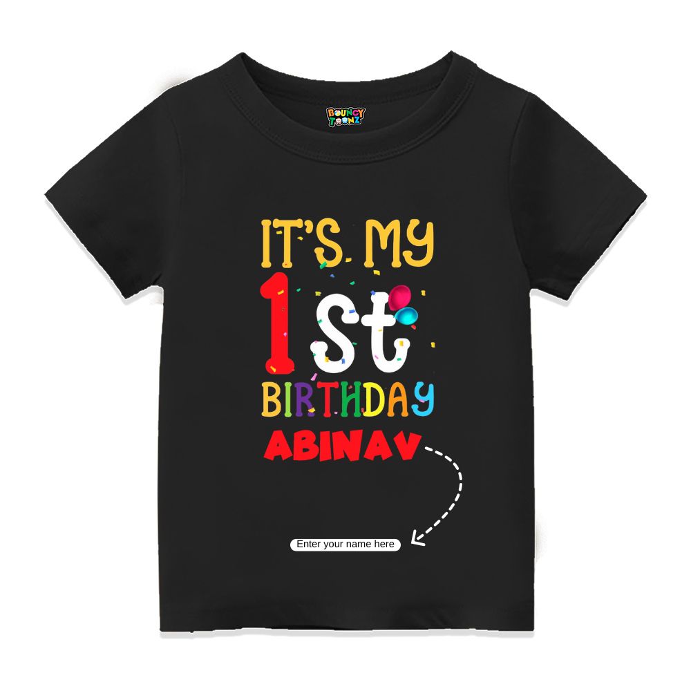 Its my First Birthday Kids Tshirt