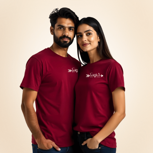 Couple T Shirts Valentine Night Look – Stylish Matching Wear