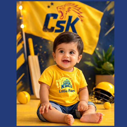 csk kids tshirt fan custom print - Name and number