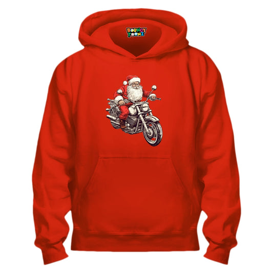 Santa Claus Thug Hoodie - Red