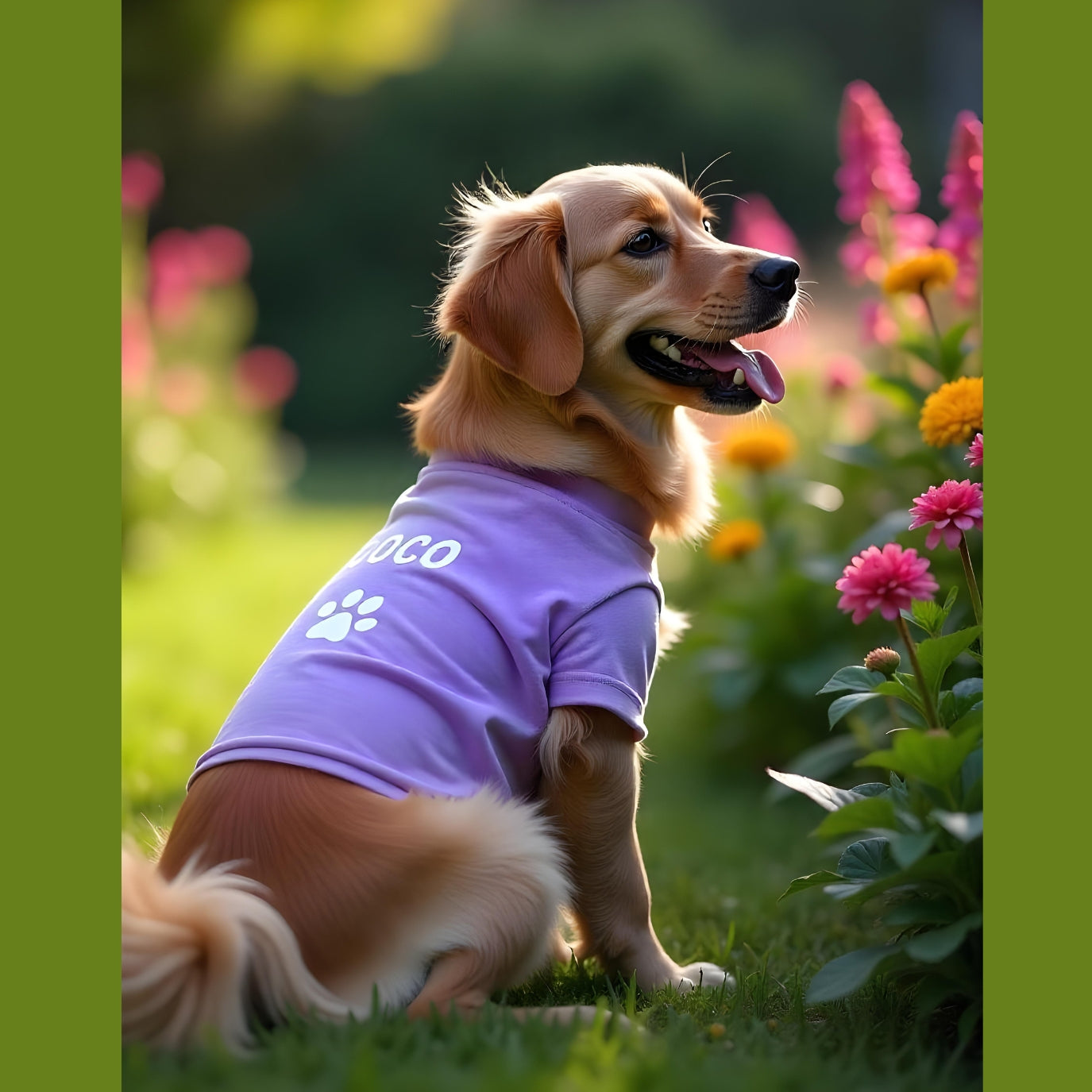 Dog Name printed T-Shirt for All Medium Size Breeds | Ultra Soft & Lightweight Casual Pet T shirt (Copy) (Copy) (Copy)