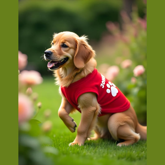 Dog Name printed T-Shirt for All Medium Size Breeds | Ultra Soft & Lightweight Casual Pet T shirt (Copy)