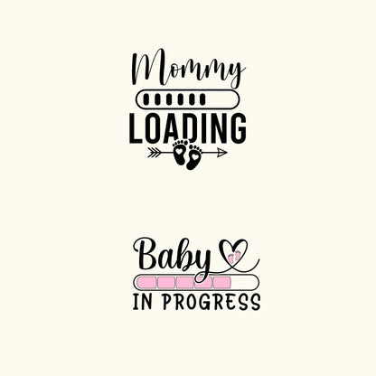 Baby in Progress - Fun Maternity Dress for Moms-to-Be
