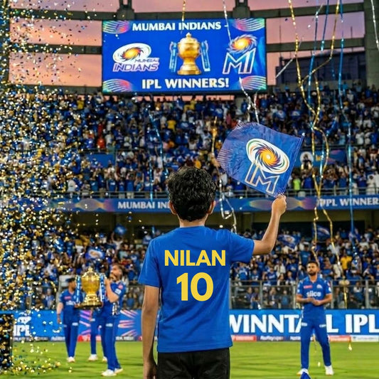 Future Cricketer Kids IPL Kids T-Shirt – Custom Name & Number