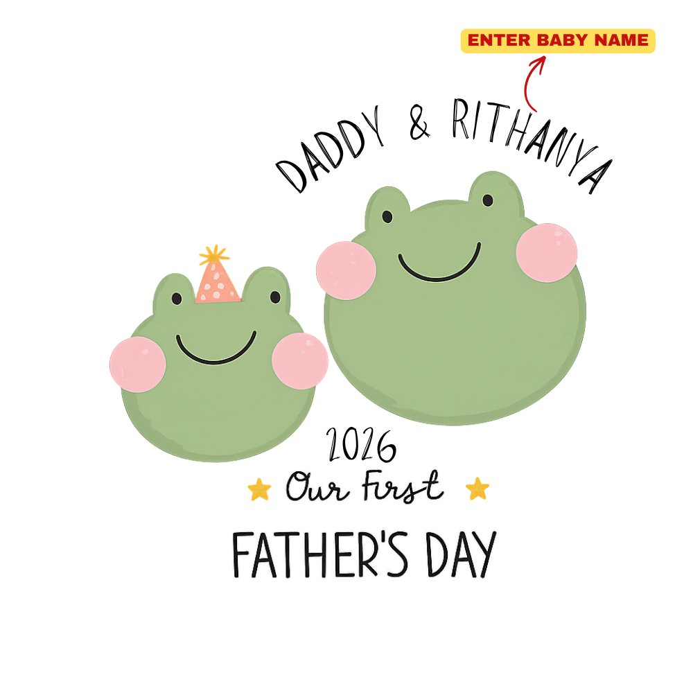 First Father’s Day Matching Outfit for Dad & Baby