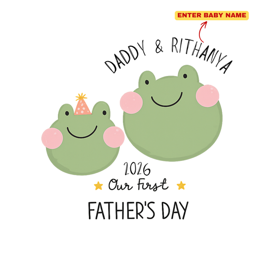 First Father’s Day Matching Outfit for Dad & Baby