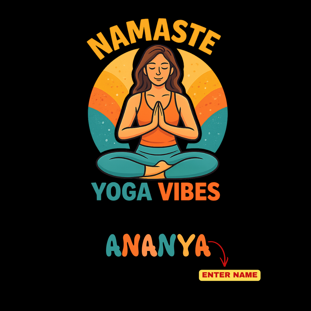 Yoga Day T-Shirt – Premium Cotton Fitness & Meditation Tee for International Yoga Day