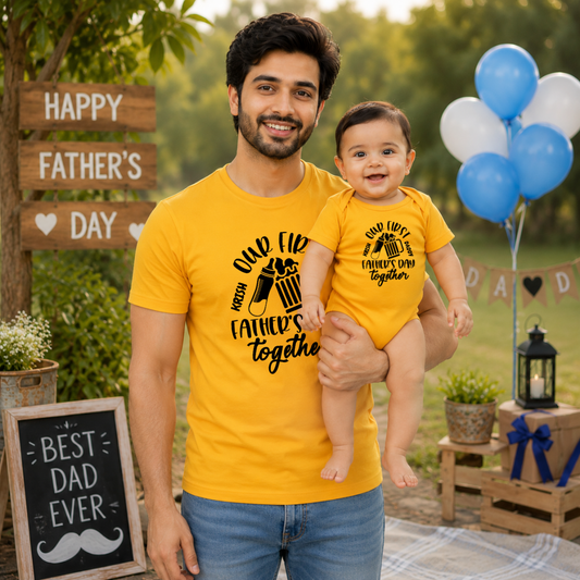 New Dad & Baby Matching T-Shirts for First Father’s Day