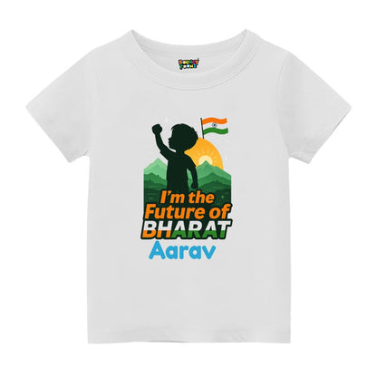 I’m the Future of Bharat Custom Name Print  Independence day T-Shirt