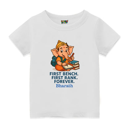 My Study Buddy Bala Ganapathy Little Genius Ganesha kids Tees